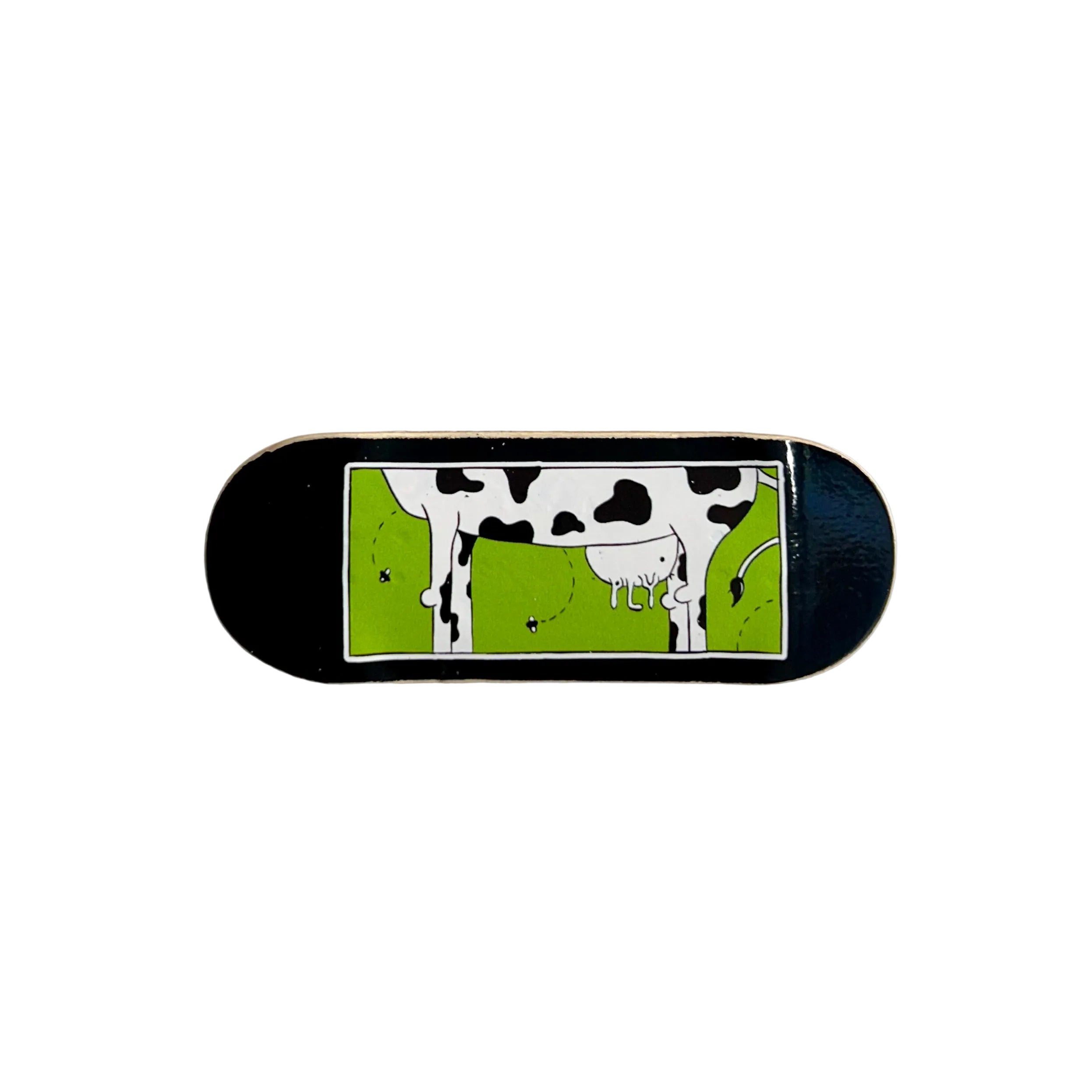 Cow Title Card Black