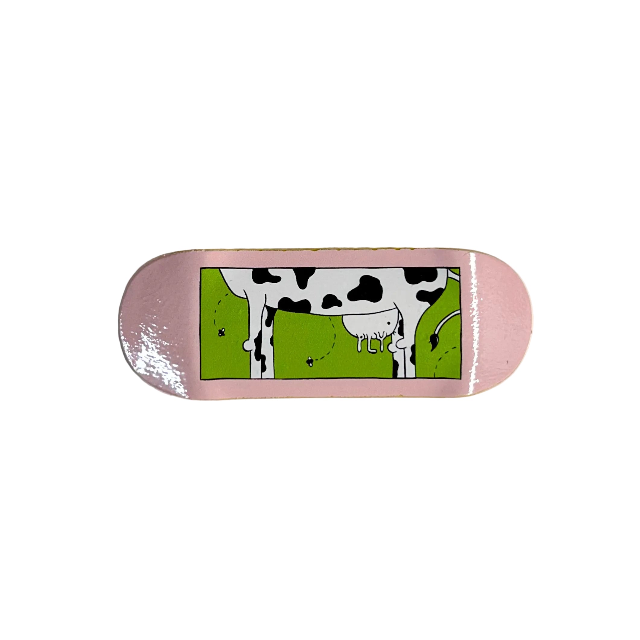 Cow Title Card Pink